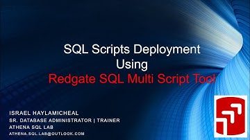 Using Redgate SQL MultiScript Tool for