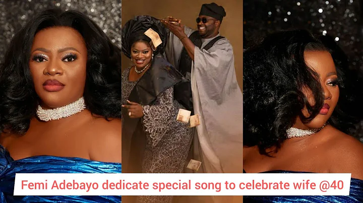 MUST WATCH ! ACTOR FEMI ADEBAYO CELEBRATE WIFE ADEUKE 40 BIRTHDAY WITH ROMANTIC SONG...🥰🥰🥰