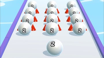 BALL RUN 2048 - All Levels Gameplay Android, iOS NEW UPDATE