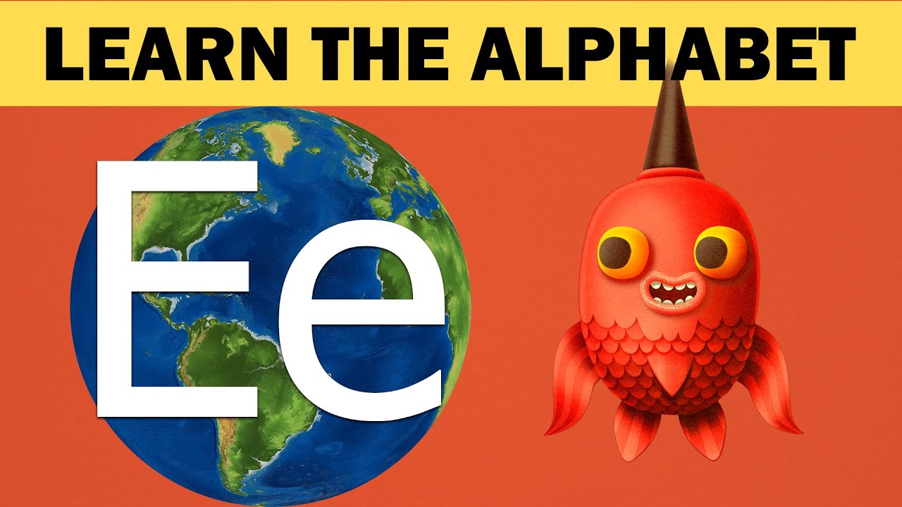 Learn the Alphabet Identify Pictures with the LETTER E Vocabulary