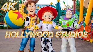 Hollywood Studios Walking Tour Part 23 4k  No Talk Just Sounds