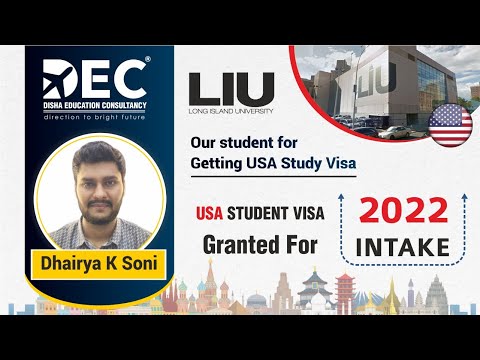 Student Success Story | USA VISA | LIU ( Long Island University ) | StudentTestimonial​​​​​​ | DEC