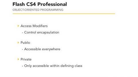 82. Flash & AS3 - Access modifiers