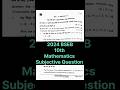 Mathematics Class 10th BSEB 2024 #bseb #math #biharboardmatric #pyqs #trending   @Question_academy