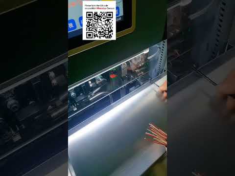 Semi-Automatic Waterproof Seal Insertion, Stripping & Crimping Machine for Dual Wire Processing