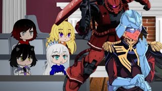 Rwby volume 9 react to jaune as char aznable from Gundam origin (teaser) 