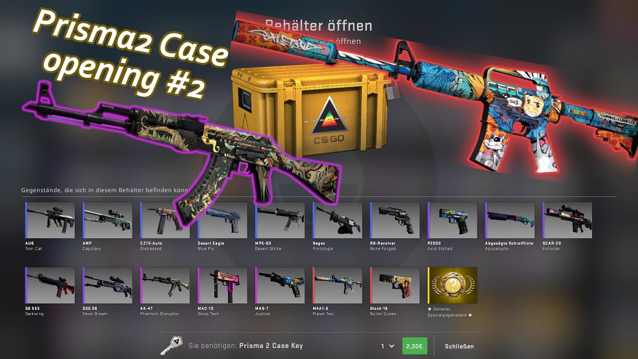 WAXPEER on X: 🔥 NEW CS:GO CASE IS OUT! 🔥 Prisma 2 Case has just been  added to the game, featuring 17 new skins, with the update which ended  Operation Shattered Web.