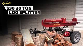 Truyard LS30 30 Ton Hydraulic Log Splitter | Honda Powered Firewood Splitter Demonstration