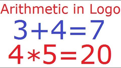 Logo - Print Command, Show command and Arithmetic Operations in MSW Logo