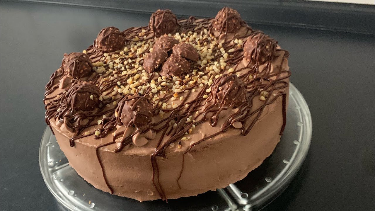 Torte / Rocher / Ferrero Roche Torte / backen / lecker und einfach ...