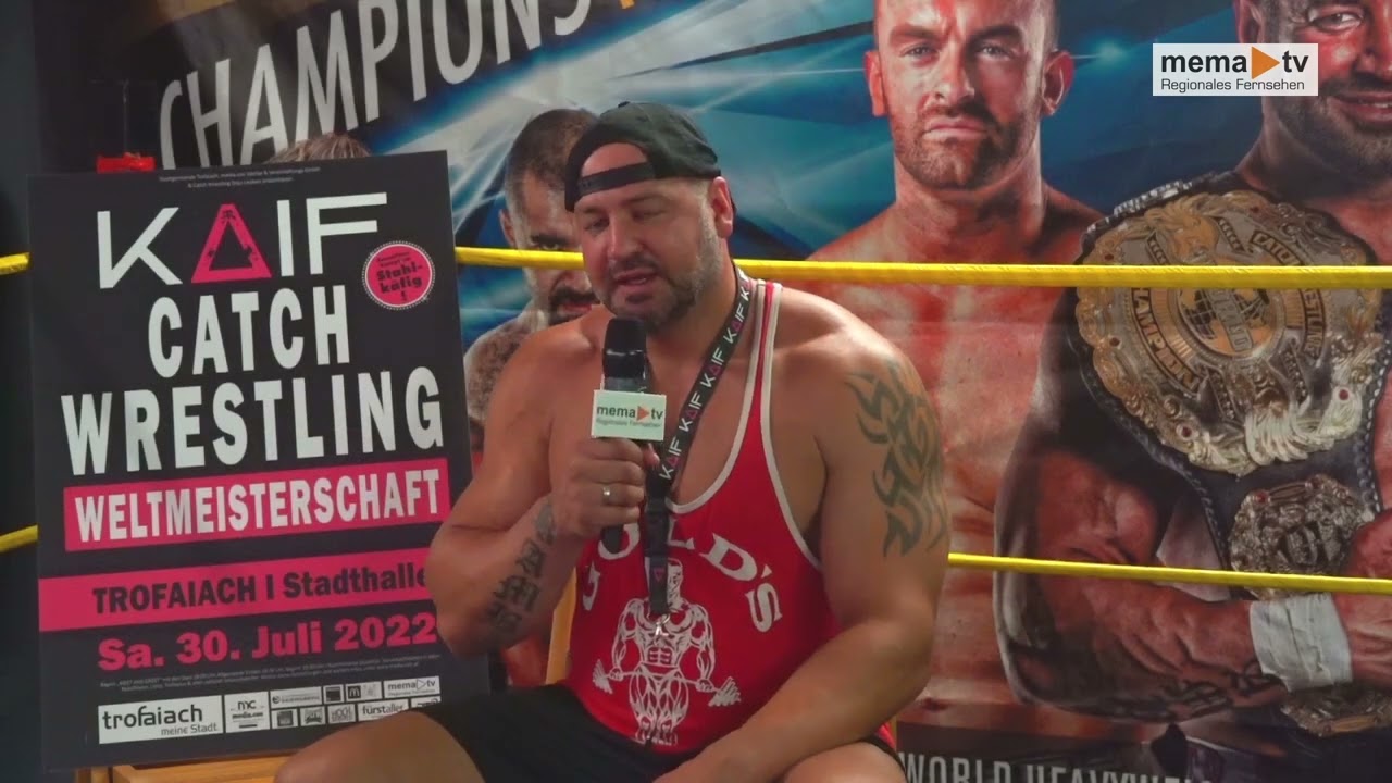 Mema TV 10 Fragen an Catch Wrestling Weltmeister Chris "Bambikiller" Raaber