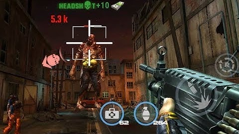 DEAD TARGET: Zombie || CHALLENGE Mission Golden M249 LMG「Android Gameplay」