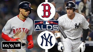 Boston Red Sox vs New York Yankees Highlights || ALDS Game 4 || October 9, 2018