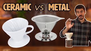 Cone Brewer Comparison: Ceramic VS Metal | Best Pour Over Drip Brewer?