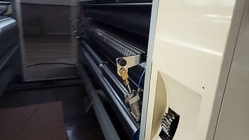 lead edge auto feeder 2 color printing slotting machine