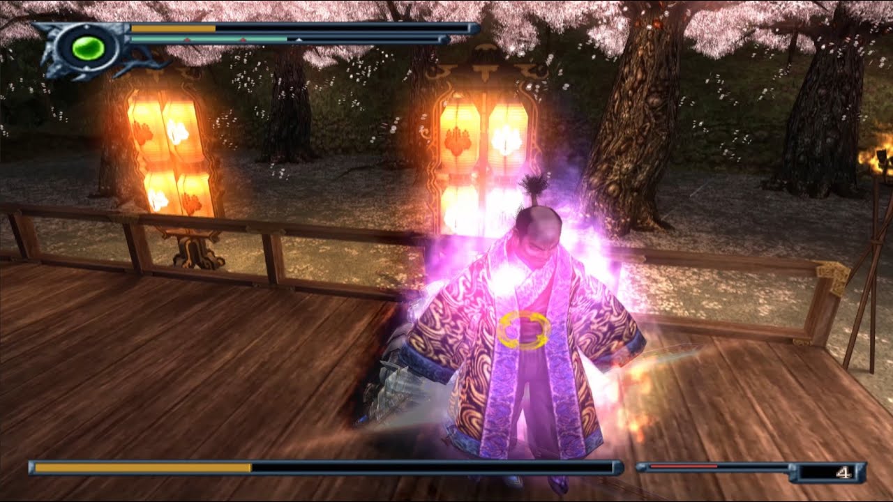 Onimusha: Dawn of Dreams [ONI] - Stage 7: Temple of Bloodshed  - PCSX2 1.6.0