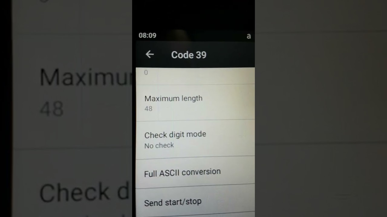 Configurações Eda61K