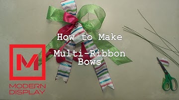 How to Make Multi-Ribbon Bows