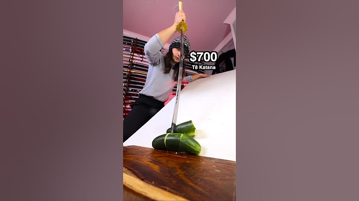 Cucumber slice from cheapest to $100M Dollar swords