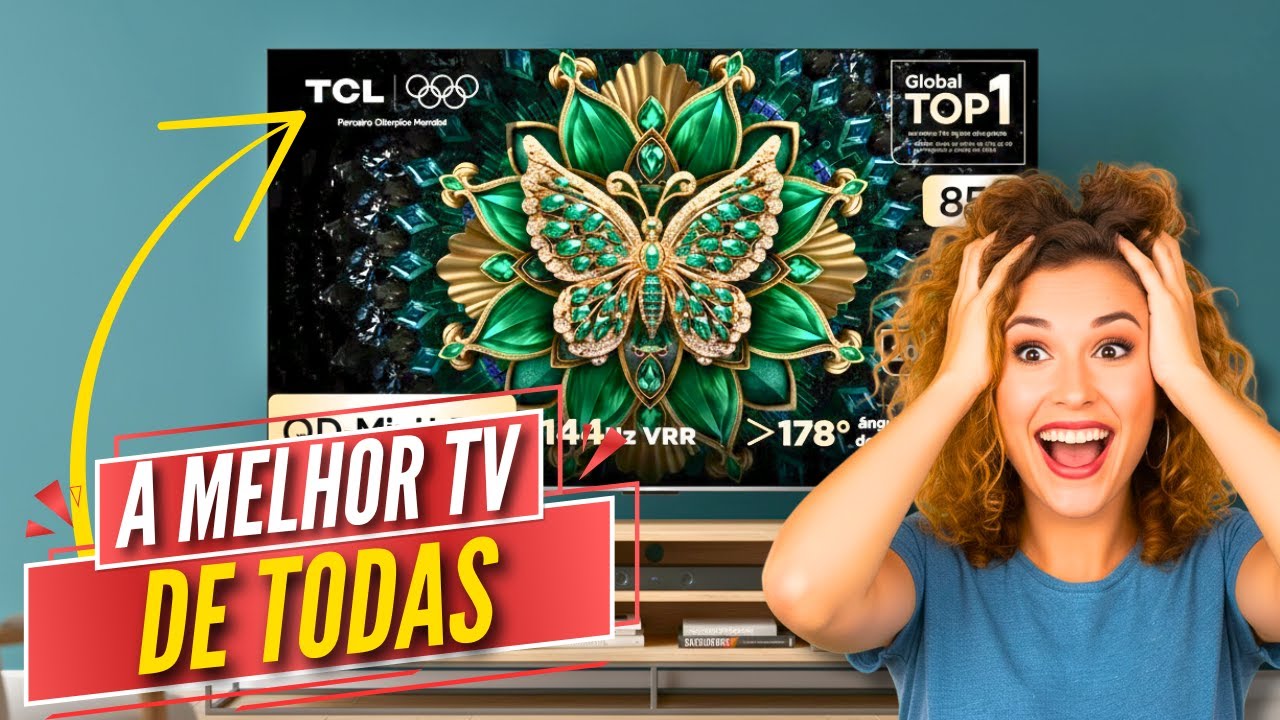 ⚠️ A MELHOR TV DE TODAS! A Verdade Sobre a Nova TCL C6K 2025tv