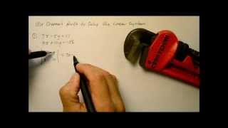 102A2 Matrix 3  Cramer's Rule