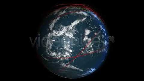 Connecting the Globe - LOOP | Motion Graphics - Envato elements