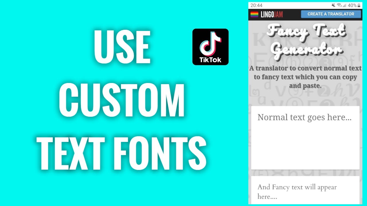 How To Use Custom Text Fonts On TikTok YouTube How To Use Custom Text Fonts On TikTok YouTube