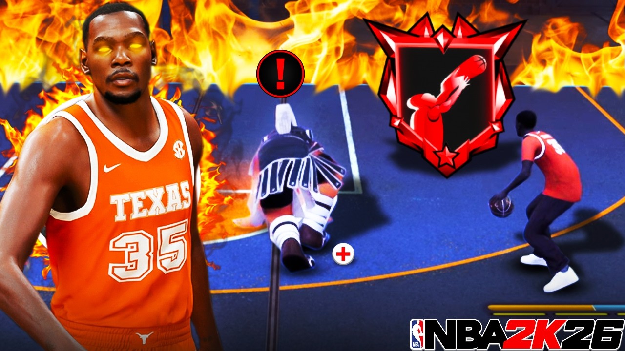 TEXAS LONGHORN KD DESTROYING DEFENDERS IN THE PARK! ANKLE BREAKERS & DEEP THREES!