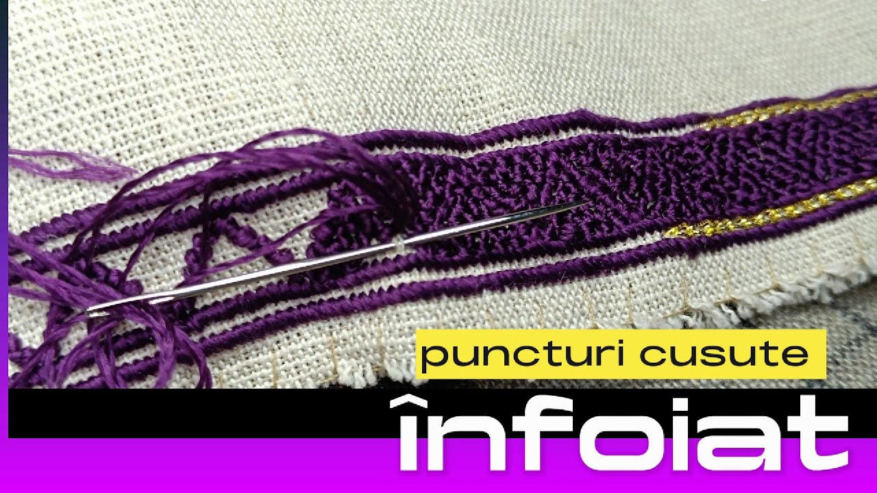 Puncturi cusute înfoiat. Diferența dintre „tighelul în scăriță” și „puncturi”