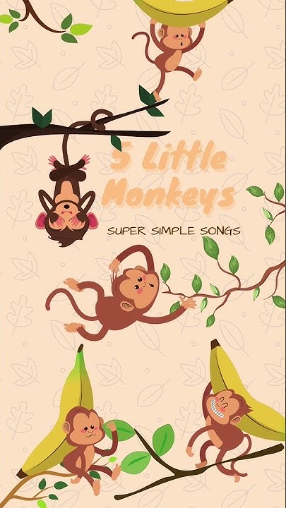 5 Little Monkeys | Super Simple Songs #shorts - YouTube