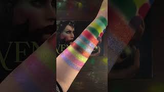 MBA Cosmetics Venom Palette Swatches (Regular & Sparkle Cams)