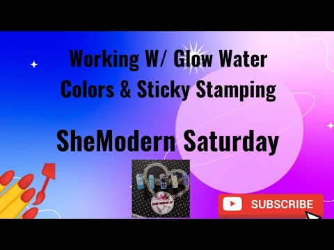 Working With Glow Water Colors SheModern Saturday @Creative Nail Arts SheModern #shemodern