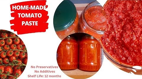 HOME-MADE TOMATO PASTE//HYGIENICALLY PROCESSED & PRESERVED( LONG SHELF LIFE).