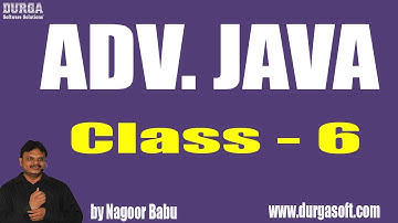 Learn ADV. JAVA Programming Tutorial Online Training by Mr. Nagoor Babu Sir On 12-03-2018