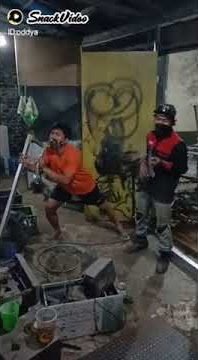 hiburan tukang las lucu