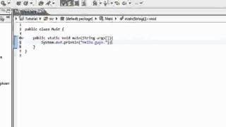 JAVA Programming Tutorial Print stuff to console