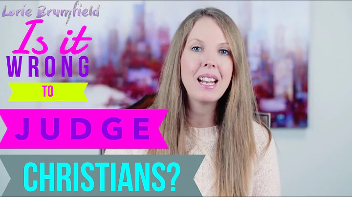 Is it wrong to Judge Other Christians?