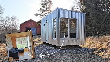 Container To tiny House - Full build Timelapse