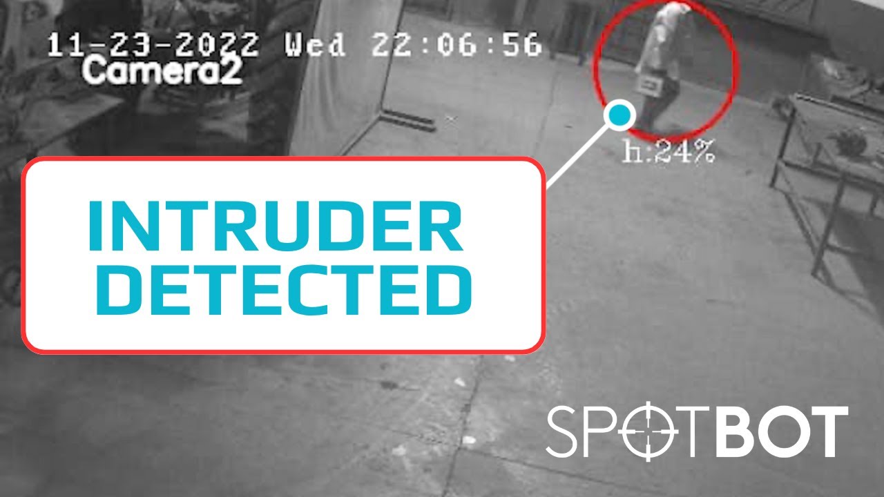 SPOTBOT Armed Response feature: Suspects forced to flee