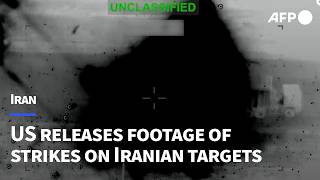 US military releases images of strikes against Iran | AFP