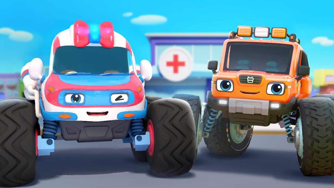 Super Ambulance Rescue Team | Monster Truck | Kids Song | BabyBus