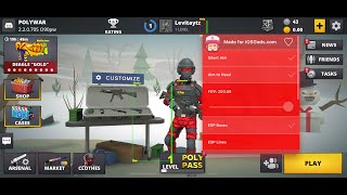 PolyWar Mobile v2.2.0 Cheat | iOSGods.com | Silent Aim & ESP