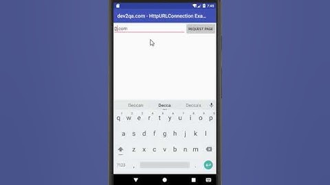 android httpurlconnection example