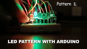 LED Patterns With Arduino And push buttons | With Code and Circuit Diagram