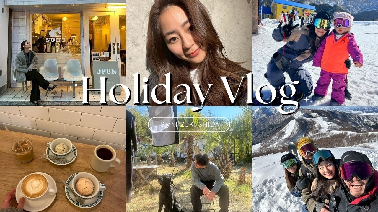 【Vlog】冬のお休みを満喫！/カフェ巡り/スノーボード