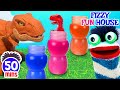 Fizzys fun adventures with dinosaurs making slime packing lunch boxes  more compilation for kids