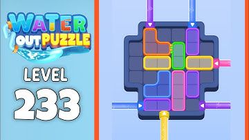 Water Out Puzzle level 233 solution 