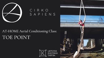 AT-HOME Aerial Conditioning Class: Toe point