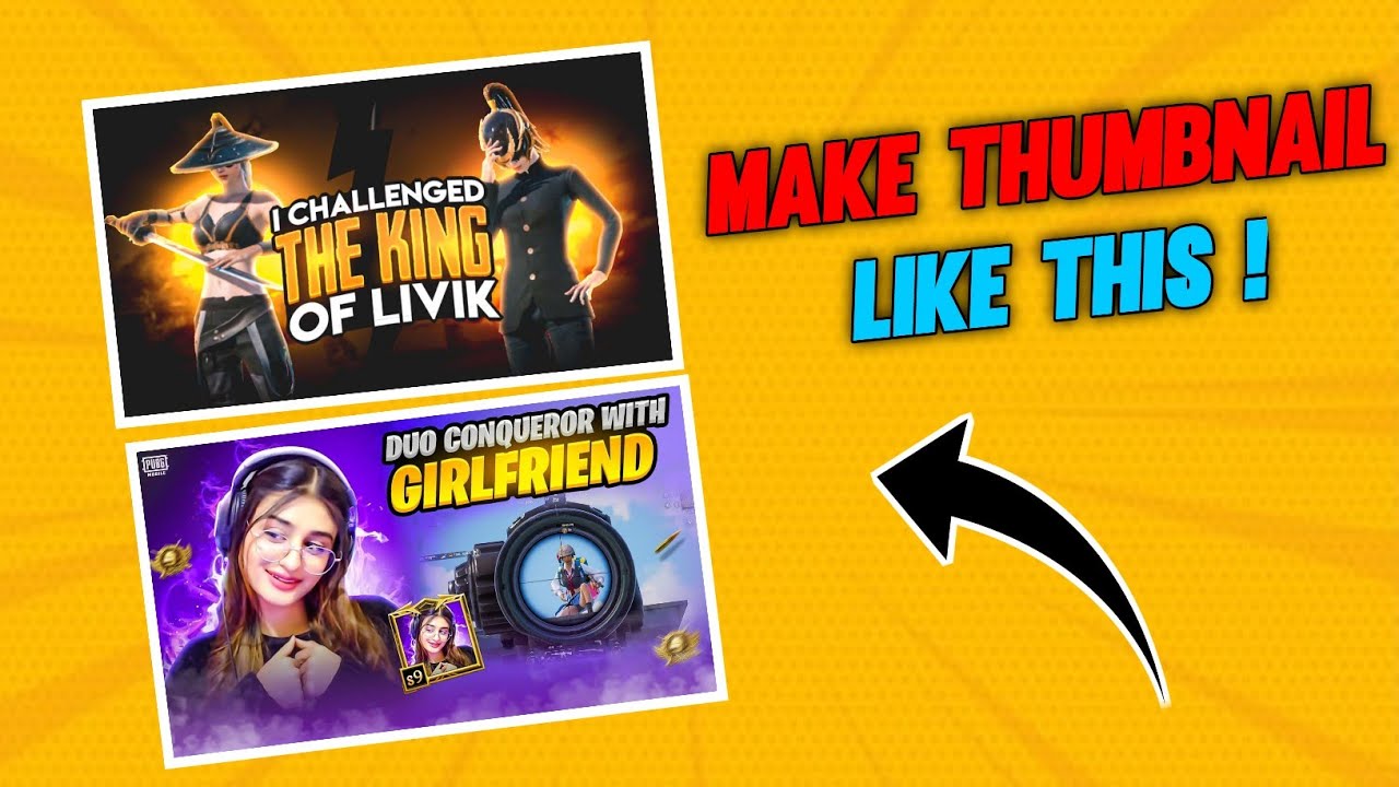 How To Make Thumbnail Like @Star Captain On Android.