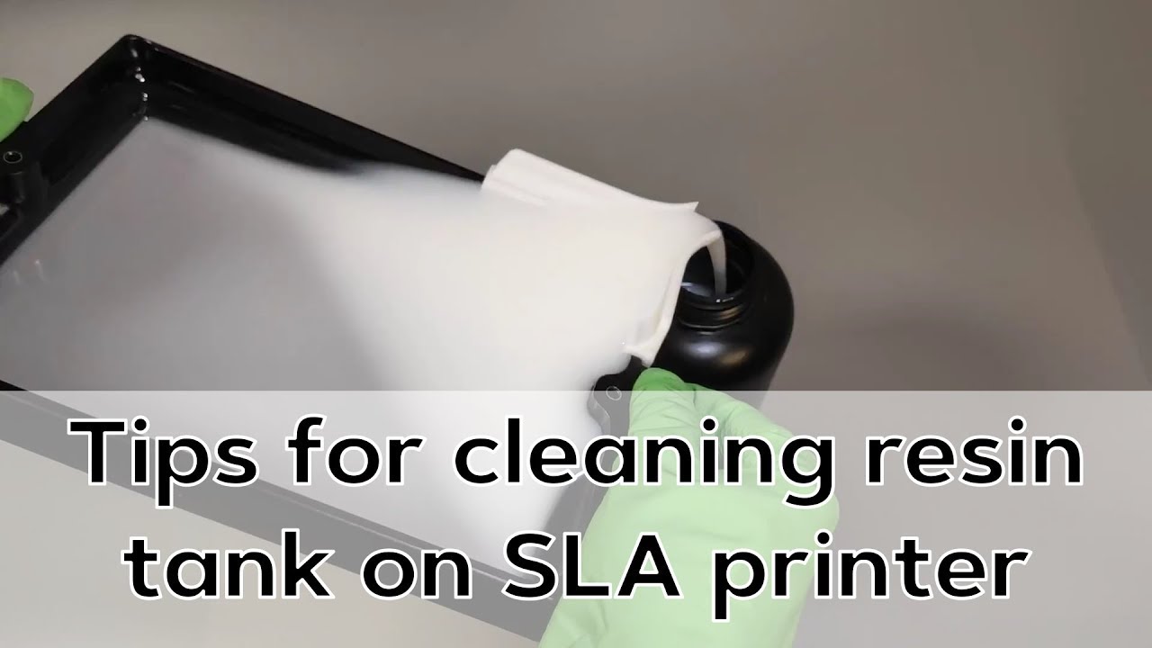 Simple gadget for cleaning resin tank on a resin printer YouTube